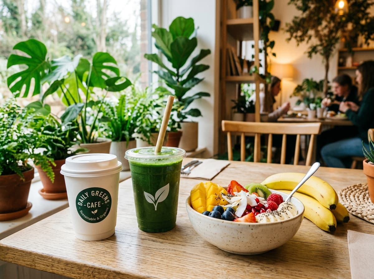 Frutopia healthy cafe lifestyle with smoothies, fresh fruit bowls and wholesome nutrition